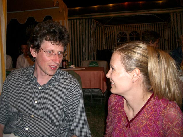 Erwin und Katharina in der Alten Kaisermühle