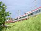 ÖBB-EC 116 kurz vor der Haltestelle Tulln Stadt