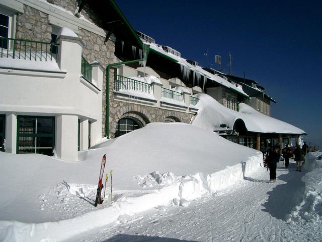 Berggasthof und Bergstation der Seilbahn, 1.547 m
