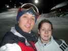 Ich und Daniela bei der Talstation des Magic-Mountain-Xpress (13. Feb.)