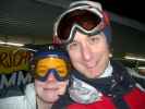 Daniela und ich bei der Bergstation des Magic-Mountain-Xpress (13. Feb.)