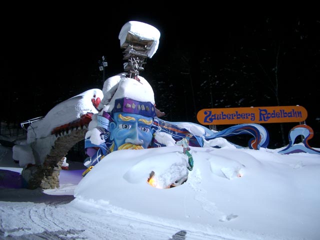 Ende der Rodelbahn