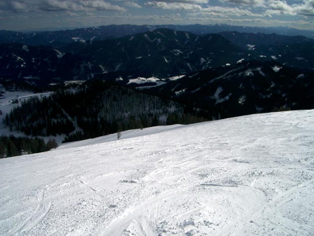 Plattenabfahrt