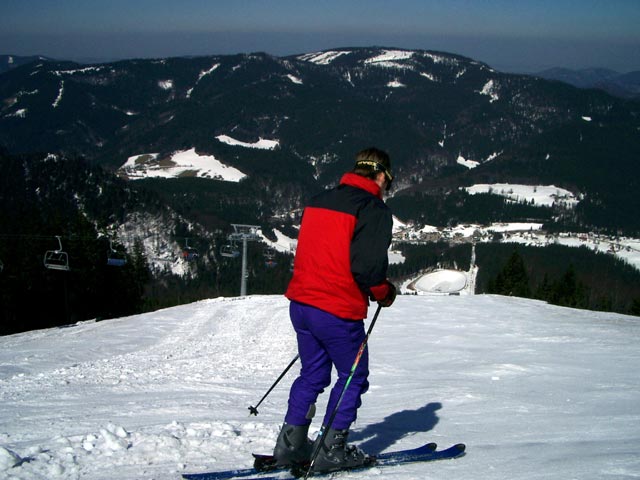 Erich bei der Bergstation des 4er-Sessellifts Ötscherbahn