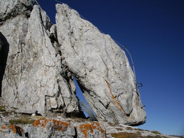 Klettersteig Nackter Hund: Südostgrat des Mitterhorns (12. Nov.)