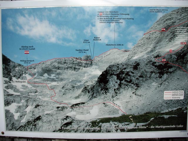 Klettersteig Nackter Hund: Übersicht (12. Nov.)
