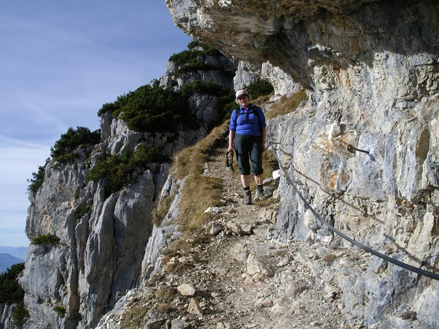 Weg 612 'Nuaracher Höhenweg' zwischen Ulrichshörndl und St. Ulrich am Pillersee (13. Nov.)