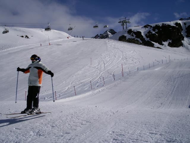 Daniela auf der Piste 8 (18. Apr.)