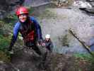 Klabautersteig: Doris und Irmgard beim vierten Wasserfall (12. Juli)