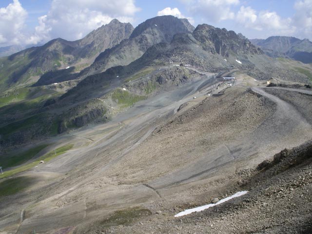 vom Vorgipfel des Greitspitz Richtung Nordosten