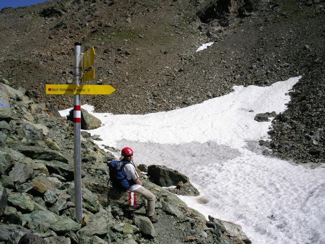 Daniela zwischen Flimjoch und Viderjoch