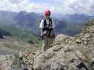 Flimspitz-Klettersteig: Daniela im Ausstieg