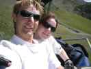 Ich und Daniela auf der Flimjochbahn