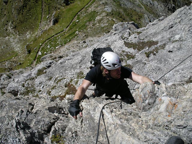 Übungsklettersteig Innsbrucker Hütte: Erich (23. Sep.)