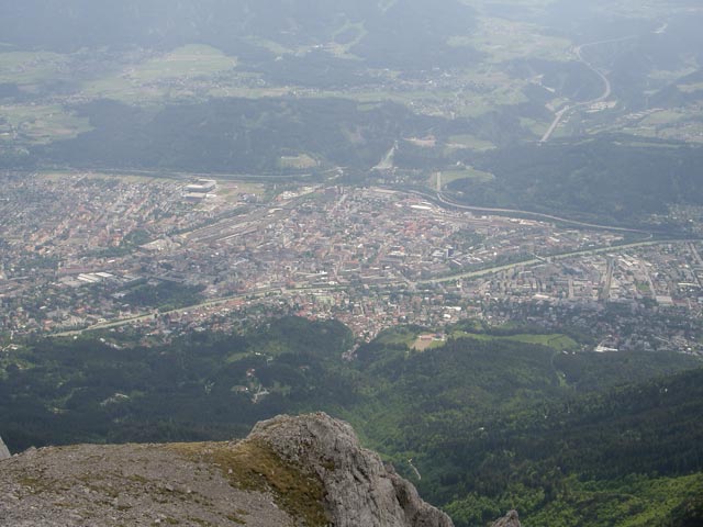 Innsbruck von der Östlichen Sattelspitze aus