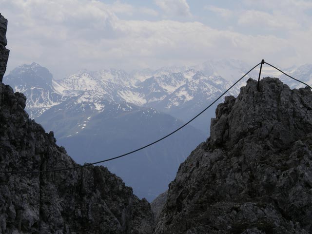 Innsbrucker Klettersteig: Einstieg des 2. Teils