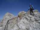Westgrat-Klettersteig: Irene zwischen Kleinem Koppenkarstein und Großem Koppenkarstein (8. Juni)