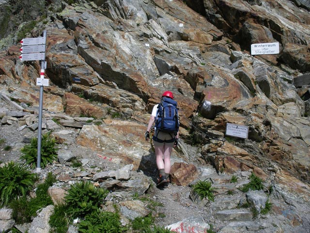 Daniela bei der Saarbrückner Hütte