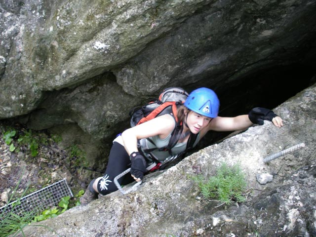 Irene im Einstieg