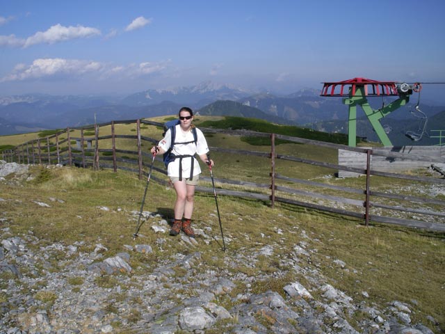 Daniela auf der Schönleitenspitze, 1.809 m