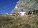 Ich in der Porzescharte, 2.363 m (8. Okt.)