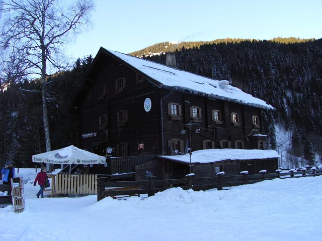 Oberlandhütte, 1.014 m (11. Feb.)