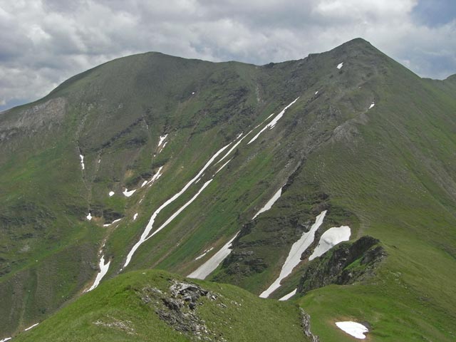 Hohenwart und Eiskarspitze vom Sch&ouml;nfeldspitz aus (28. Juni)