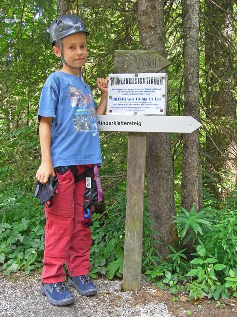 Martin beim Zustieg