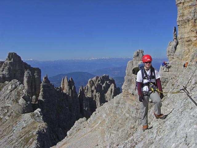 Latemartürme-Klettersteig: Daniela