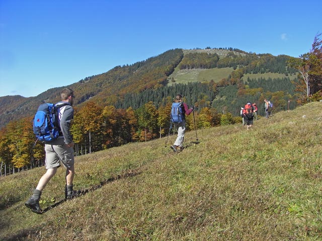 Norbert, Daniela, Christoph und Gudrun zwischen Stadelberg und T&uuml;rnitzer H&uuml;tte