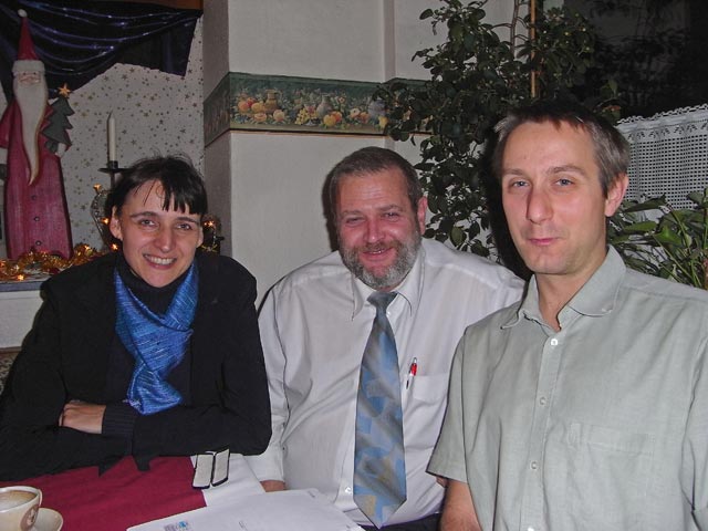 Katja, Rudolf und ich im Gasthaus Möslinger