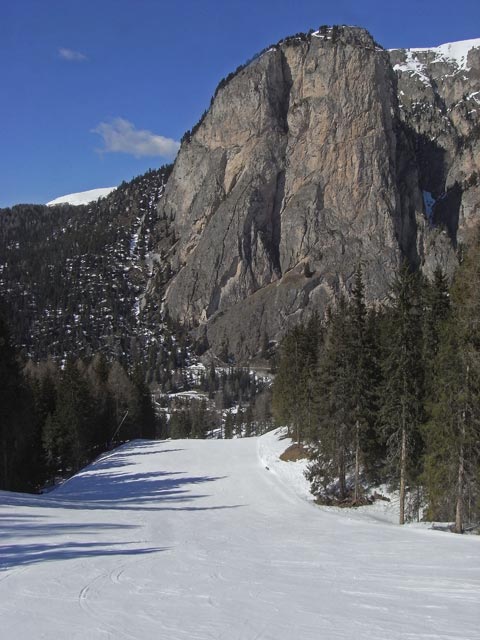 Abfahrt des Sessellifts Val (21. März)