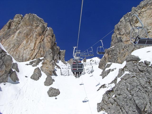 Sessellift Fedare/Croda Negra (22. März)