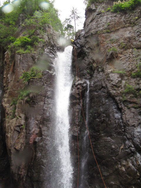 Erwin in der Wöllaschlucht (15. Juli)