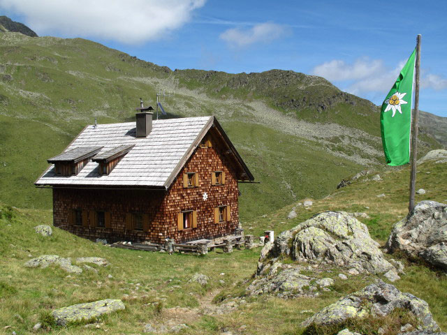 Feldnerhütte, 2.186 m (31. Aug.)
