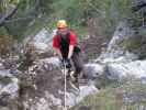 Via Ferrata Sci Club 18: Axel im Einstieg