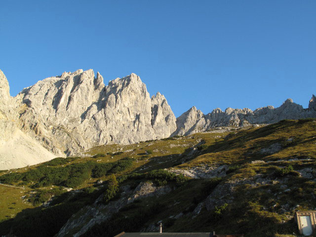 Kopftörlgrat von der Gruttenhütte aus (27. Sept.)