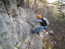 Klettersteig E 60: Sabrina auf der Platte