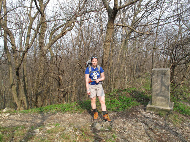 Daniela bei der Wilhelmswarte, 675 m