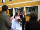 Andreas, Daniela, Robert, ich und Irene im Gasthof Skilitz (7. Mai)