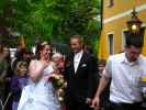 Marion, Christina, Doris, Nadja, Daniela, Irmengard, ich und Martin im Gasthof Skilitz (7. Mai)