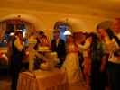 Papa, Birgit, ich, Irmengard, Daniela, Yasmin, Doris und Florian im Gasthof Skilitz (7. Mai)