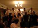 Sabine, Florian, Elena, Markus, ich, Daniela, Michael, Tanja, Andreas und Marlies im Gasthof Skilitz (7. Mai)