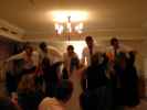Sabine, Florian, Markus, Elena, ich, Daniela, Michael, Tanja, Andreas und Marlies im Gasthof Skilitz (7. Mai)