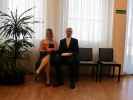 Daniela und ich im Standesamt Donaustadt (6. Mai)