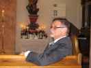 Papa in der Kreuzkirche des Stifts Heiligenkreuz (7. Mai)