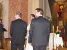 Ich, Pater Pio und Markus in der Kreuzkirche des Stifts Heiligenkreuz (7. Mai)