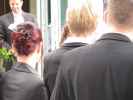 Markus, Birgit und Tanja im Stift Heiligenkreuz (7. Mai)