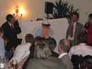 Martin, Johannes, Anja, ich, Axel und Andreas im Gasthof Skilitz (7. Mai)