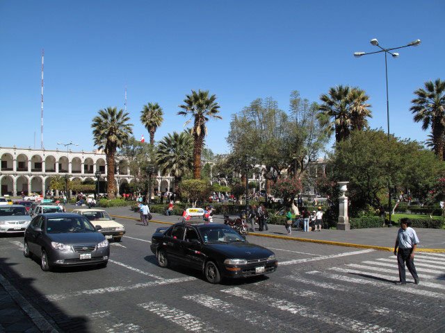 Plaza de Armas in Arequipa (5. Juli)